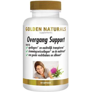 2x Golden Naturals Overgang Support 60 vegacapsules