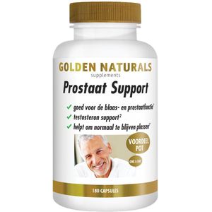 Golden Naturals - Prostaat Support - 180 Vegacapsules