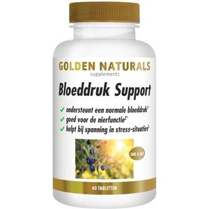 Golden Naturals - Bloeddruk Support Vegan - 60 Tabletten