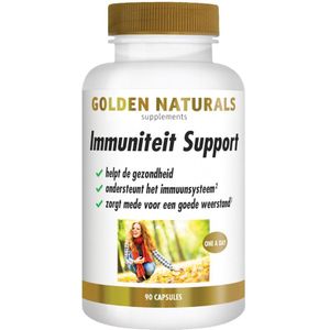 Golden Naturals - Immuniteit Support - 90 Vegacapsules