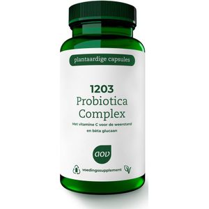 AOV 1203 - Probiotica Complex - 60 Vegacapsules - Met Vitamine C en Bèta 1,3 Glucaan