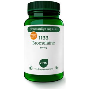 AOV 1133 - Bromelaïne - 30 Vegacapsules - Ananas Enzym-Preparaat - 2400 GDU per Dagdosering