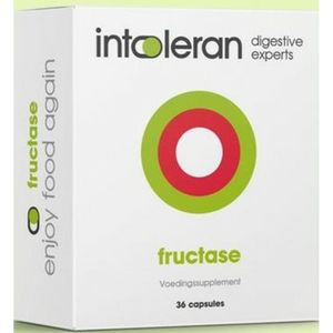 Intoleran - Fructase - 36 Capsules - Met Enzym Xylose Isomerase - Glutenvrij - Vegan