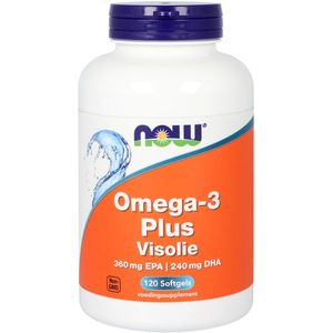 NOW - Omega 3 Plus Epa Dha - 120 Softgels - Vetzuren