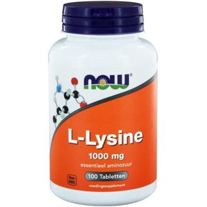 NOW - L-Lysine - 1000 mg - 100 Tabletten