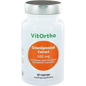Vitortho - Groenlipmossel - 500 mg - 60 Capsules