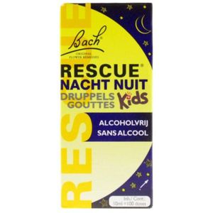 Bach - Rescue Druppels Kids Nacht - 10 ml - Voedingssupplement - Alcoholvrij