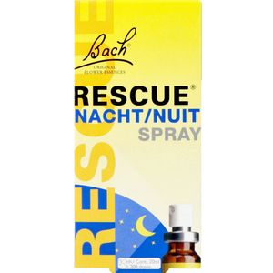 Bach - Rescue Spray Nacht - 20 ml - Bloesemremedie - Natuurlijke Ingrediënten