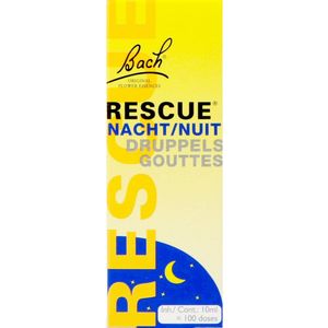 Bach - Rescue Druppels Nacht - 10 ml - Bloesemremedie