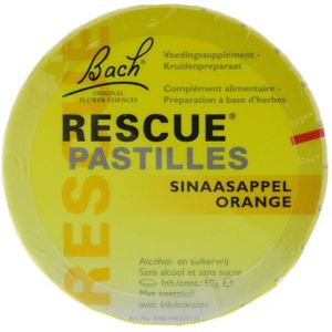 Bach - Rescue Pastilles - Sinaasappel - 50 gr - Suikervrij