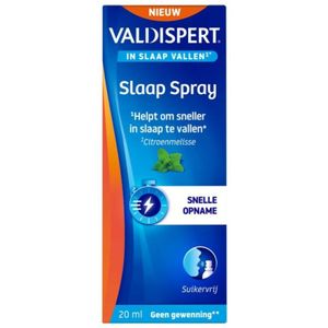 Valdispert - Slaap Spray - 20 ML - Suikervrij - Zachte Mint Smaak