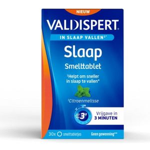 Valdispert - Slaap - 30 Smelttabletten - Citroenmelisse - Vegan Ingrediënten