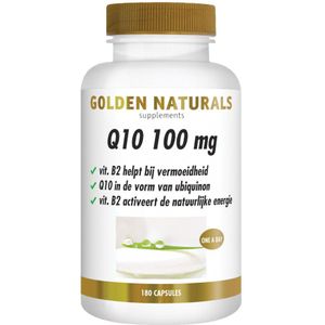 Golden Naturals - Q10 - 100 mg - 180 Vegacapsules