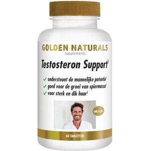 Golden Naturals - Testosteron Support Vegan - 60 Tabletten
