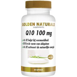Golden Naturals - Q10 - 100 mg - 60 Vegacapsules - Multivitaminen