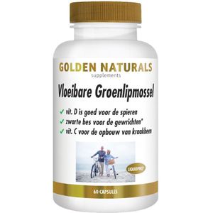 Golden Naturals - Vloeibare Groenlipmossel - 60 Softgels