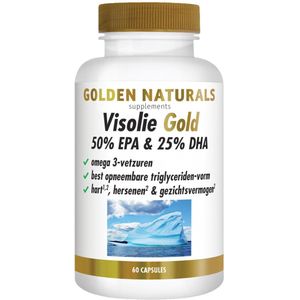 Golden Naturals - Visolie Gold - 60 Softgels - 50% EPA & 25% DHA