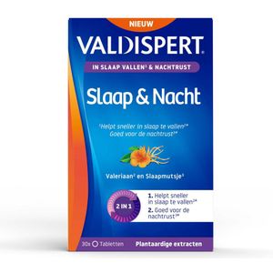 Valdispert - Slaap & Nacht - 30 Tabletten - Natuurlijke Nachtrust