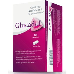 Glucadol - Tabletten - 84 Tabletten - Voedingssupplement met Glucosamine en Vitamine C