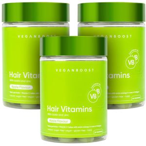 Veganboost - Hair Vitamins - Appel - 60 Gummies