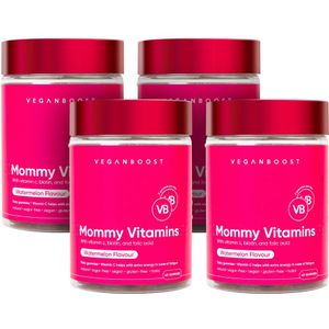 Veganboost - Hair Vitamins Mommy - Watermeloen - 60 Gummies