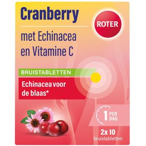 Roter - Cranberry Bruis - Voedingssupplement - 20 Bruistabletten