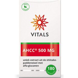 Vitals - AHCC - Voedingssupplement - 500mg - 180 Capsules