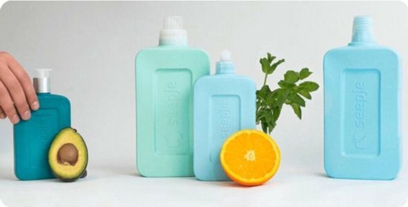 Seepje Afwasmiddel Tintelfrisse Limoen Geur - 4 x 500 ml - Voordeelverpakking