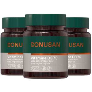 Bonusan - Vitamine D3 - 75 mcg - 120 Softgels