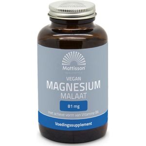 Mattisson - Magnesium Malaat - 90 Vegacapsules