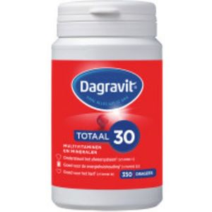 Dagravit - Totaal 30 - Multivitaminen - 350 Stuks