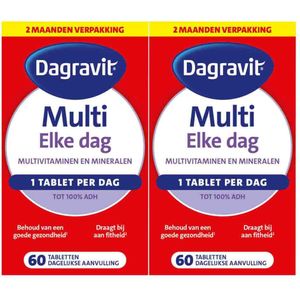 Dagravit - Multi Elke Dag - 60 Tabletten - Compleet Multivitaminen