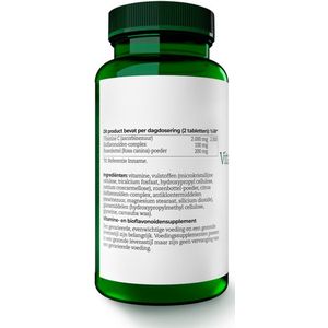 AOV - Vitamine C 1000 mg - 60 Tabletten - Met Bioflavonoïden en Rozenbottelpoeder