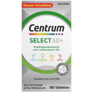 Centrum - Select 50+ - Multivitaminen - 180 Tabletten