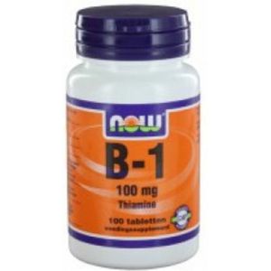 NOW - Vitamine B1 - 100 mg - 100 Tabletten