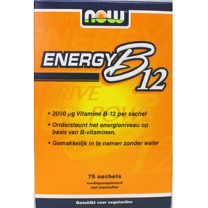 NOW - Energy B-12 Instant - Vitamine B12 - 75 Sachets
