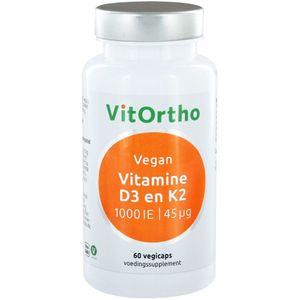 Vitortho - Vitamine D3 en K2 - 60 Vegacapsules