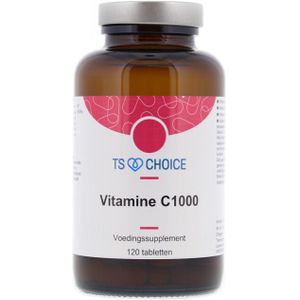 TS Choice - Vitamine C-1000 - 120 Tabletten - Met Rozenbottel