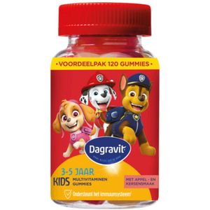 Dagravit - Kids-Xtra - Multivitaminen - 120 Gummies - Appel- en Kersensmaak