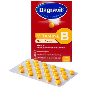Dagravit - Becoforte B - Vitaminen - 100 Stuks - Hoge Dosering B-vitaminen