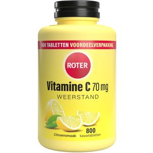 Roter - Vitamine C - Kauwtabletten - Citroen - 800 stuks - 70 mg