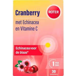 Roter - Cranberry - Vitamine C en Echinacea - 30 Tabletten