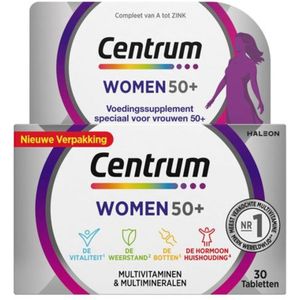 Centrum - Woman 50+ - Multivitaminen - 30 Tabletten