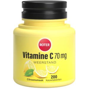 Roter - Vitamine C - 70 mg - Citroen - 200 Kauwtabletten