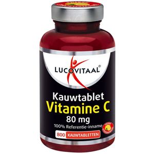 Lucovitaal - Vitamine C - Kauwtablet - Citroen - 800 Tabletten - 80 mg