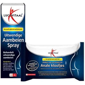 Lucovitaal - Aambeien Spray en Anale Verzorgingsdoekjes - Medisch Hulpmiddel
