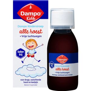 2x Dampo Kids Alle Hoest Suikervrij 120 ml
