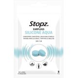 Stopz. - Silicone Aqua - Oordoppen - 2 x 8 stuks - Voordeelverpakking