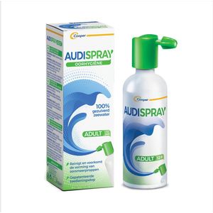 Audispray - Oorspray Adult - Oorsmeer Verwijderaar - 2x 50 ml