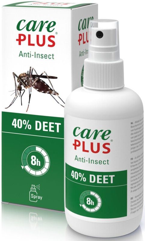 Care Plus - Anti Insect Spray - 40% Deet - Voordeelverpakking - 2 x 200 ml